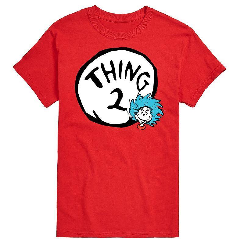 Big & Tall Dr Seuss Thing Two Tee, Mens Product Image