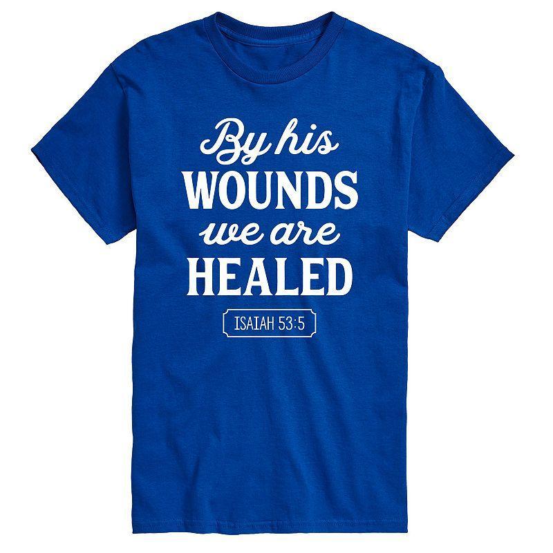 Mens By His Wounds Isaiah Graphic Tee Product Image