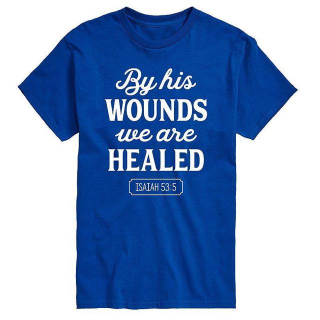 Mens By His Wounds Isaiah Graphic Tee Product Image