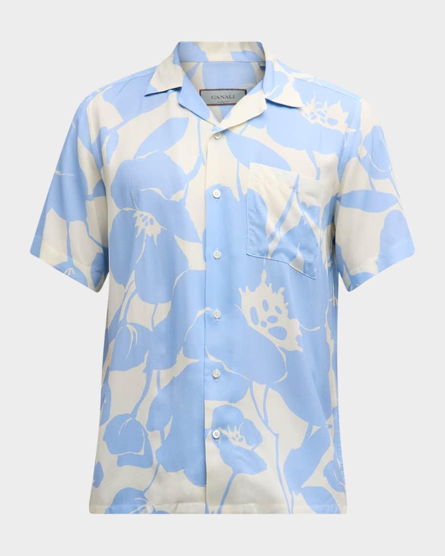 Men's Large Floral Camp Shirt Product Image