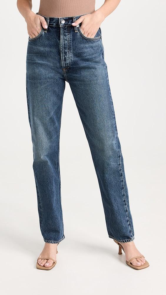 AGOLDE 90s Pinch Waist High Rise Straight Jeans | Shopbop Product Image