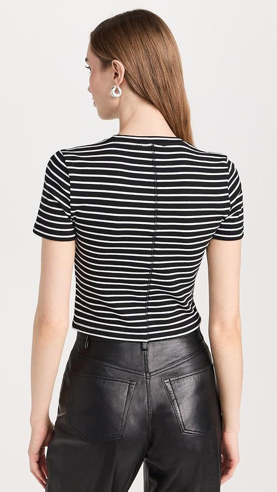 alice + olivia Cindy Boxy Classic Tee | Shopbop Product Image