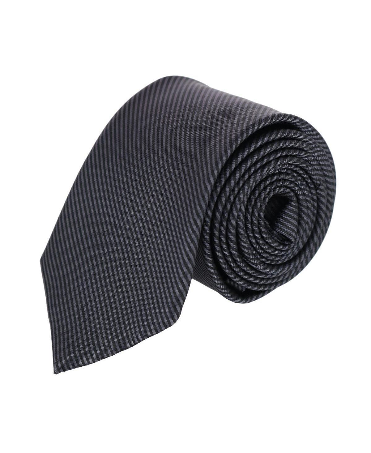 Trafalgar Mens Leyton Diagonal Lined Tone on Tone Silk Necktie Product Image