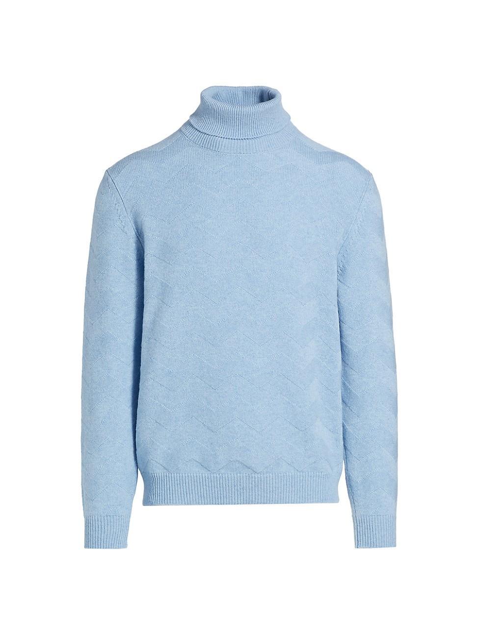 Mens Cashmere Turtleneck Sweater Product Image