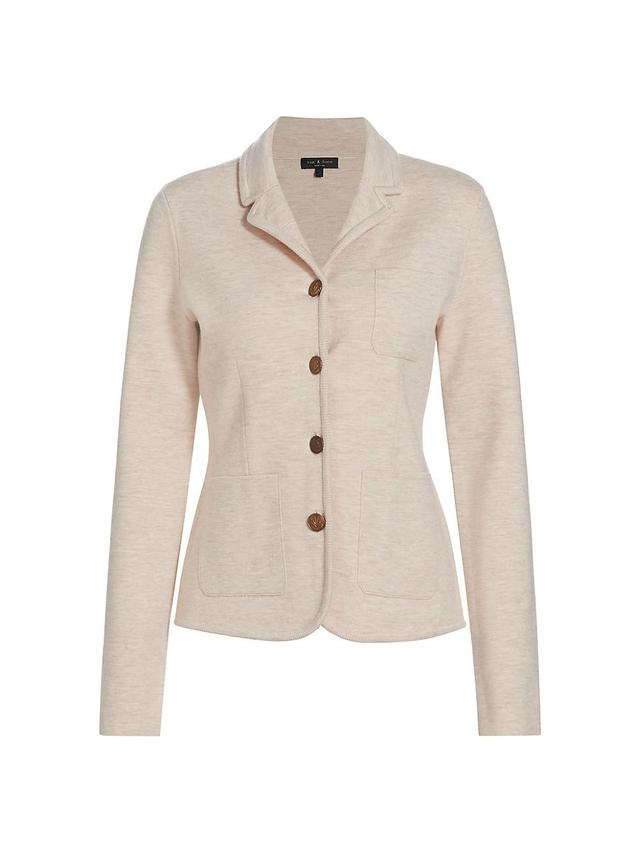 rag & bone Abigail Merino Wool Blend Blazer Product Image