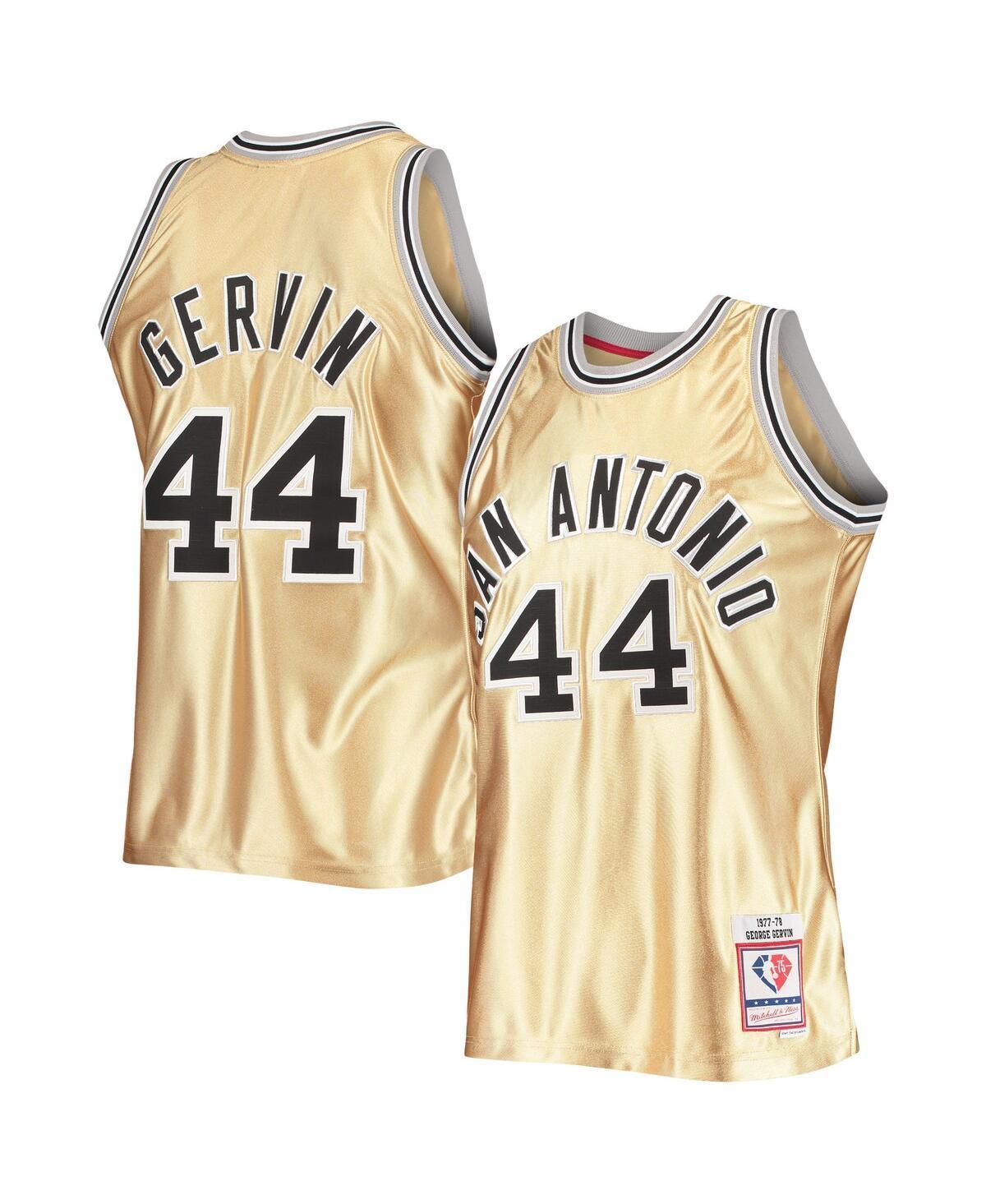 Mens Mitchell & Ness George Gervin San Antonio Spurs 75th Anniversary 1977-78 Hardwood Classics Swingman Jersey Product Image