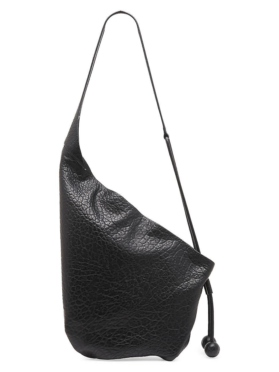 Womens Small Leather Hobo Bag Product Image