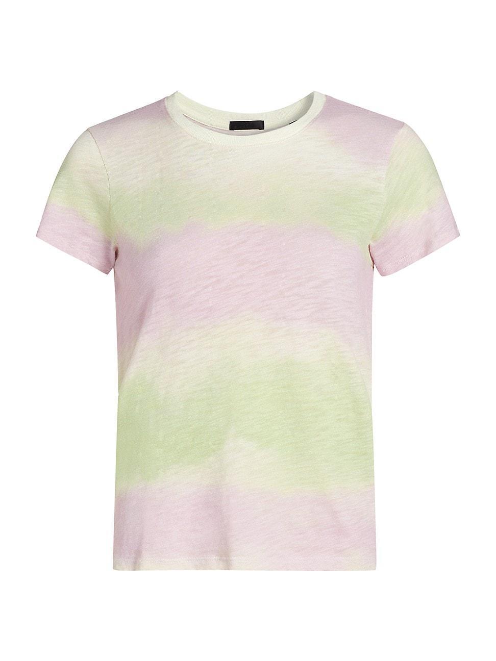 Womens Striped Cotton T-Shirt Product Image