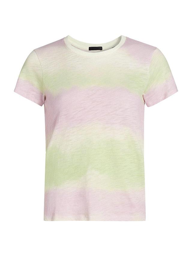 Womens Striped Cotton T-Shirt Product Image