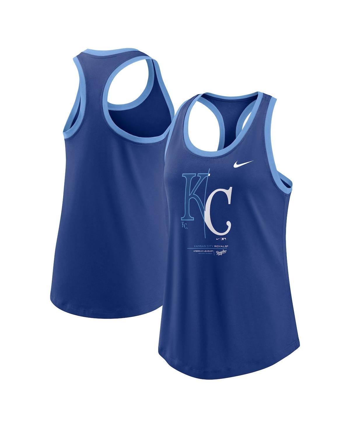 Womens Nike Milwaukee Brewers Tech Tank Top Blue Product Image