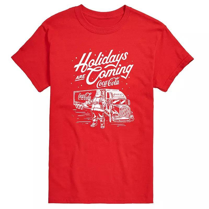 Big & Tall Coca-Cola Holidays Are Coming Graphic Tee, Mens Product Image