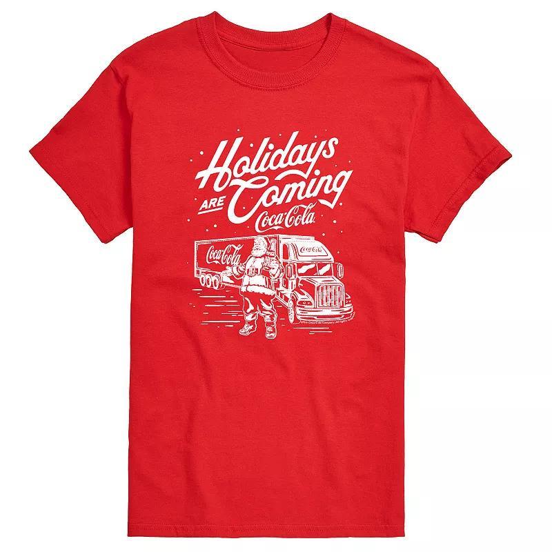 Big & Tall Coca-Cola Holidays Are Coming Graphic Tee, Mens Product Image