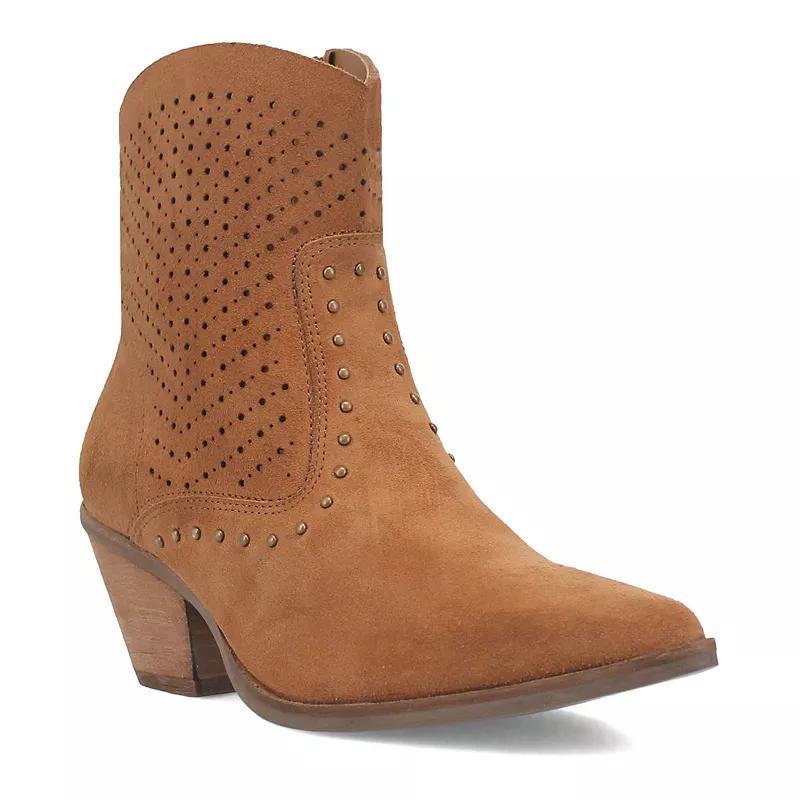 Dingo Miss Priss Suede Studded Western Booties Product Image