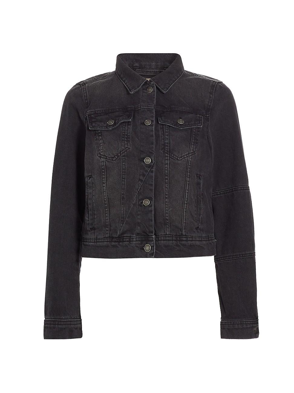 Free People We the Free Rumors Denim Jacket Product Image