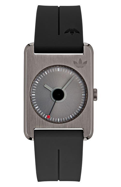 adidas Rectangular Dial Silicone Strap Watch, 31mm Product Image