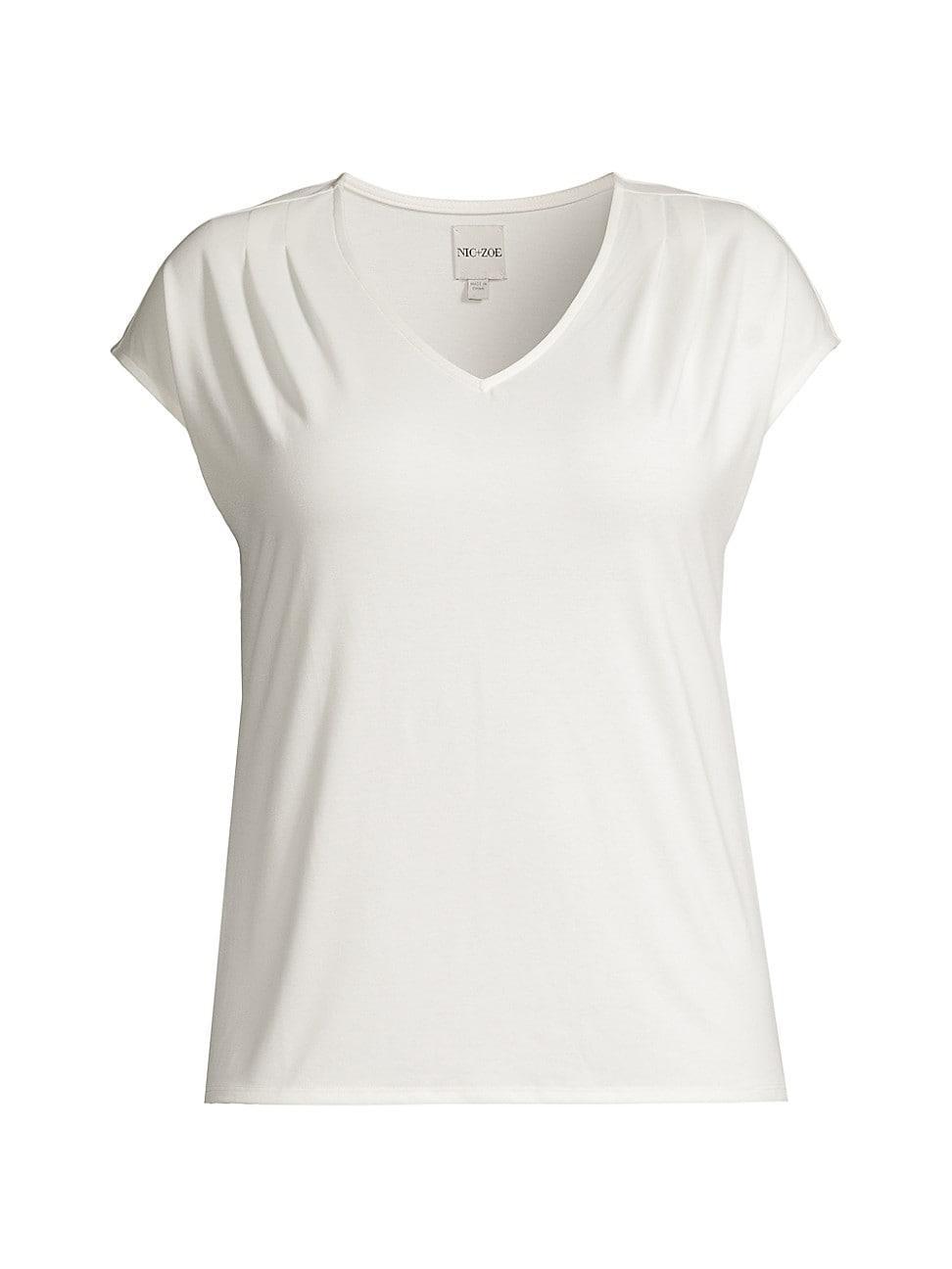 Womens V-Neck Jersey T-Shirt Product Image