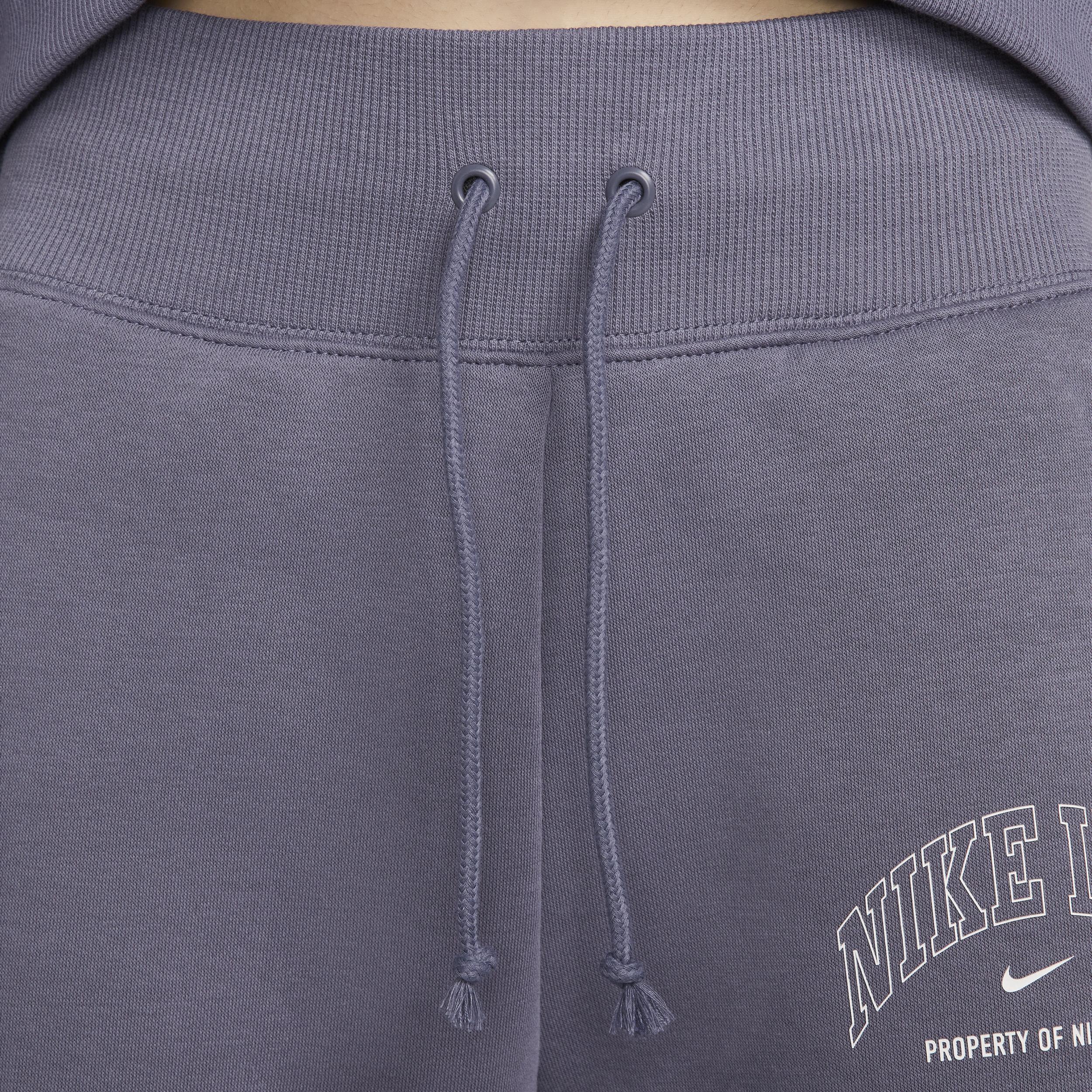 Womens Nike Sportswear Phoenix Fleece High-Waisted Wide-Leg Sweatpants Product Image