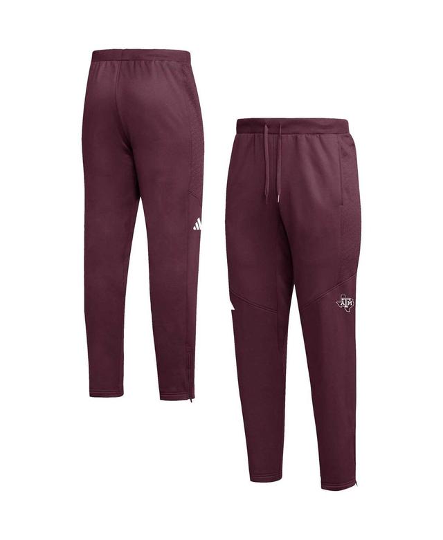 Mens adidas Maroon Texas A&M Aggies 2023 Travel AEROREADY Tapered Pants Product Image