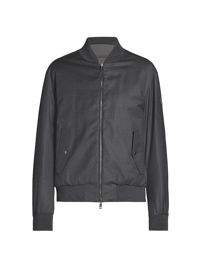 Mens Aver Quilted Down Bomber Jacket Product Image