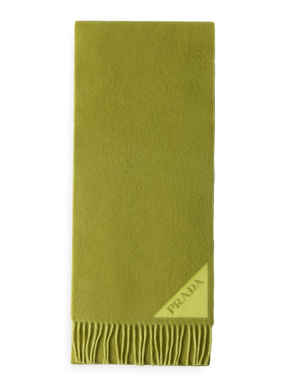 Womens Double Faced Wool and Cashmere Scarf Product Image