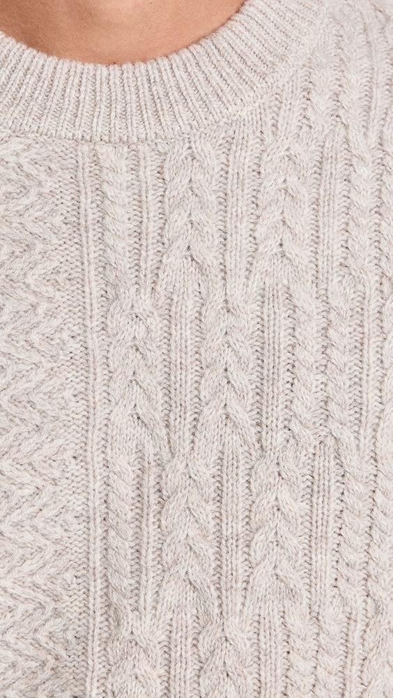 Les Deux Fernando Mixed Stitch Sweater | Shopbop Product Image