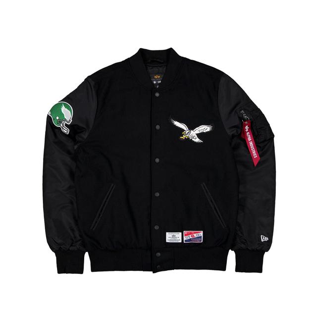 Alpha Industries x Philadelphia Eagles Historic MA-1 Wool Varsity Jacket Male Product Image