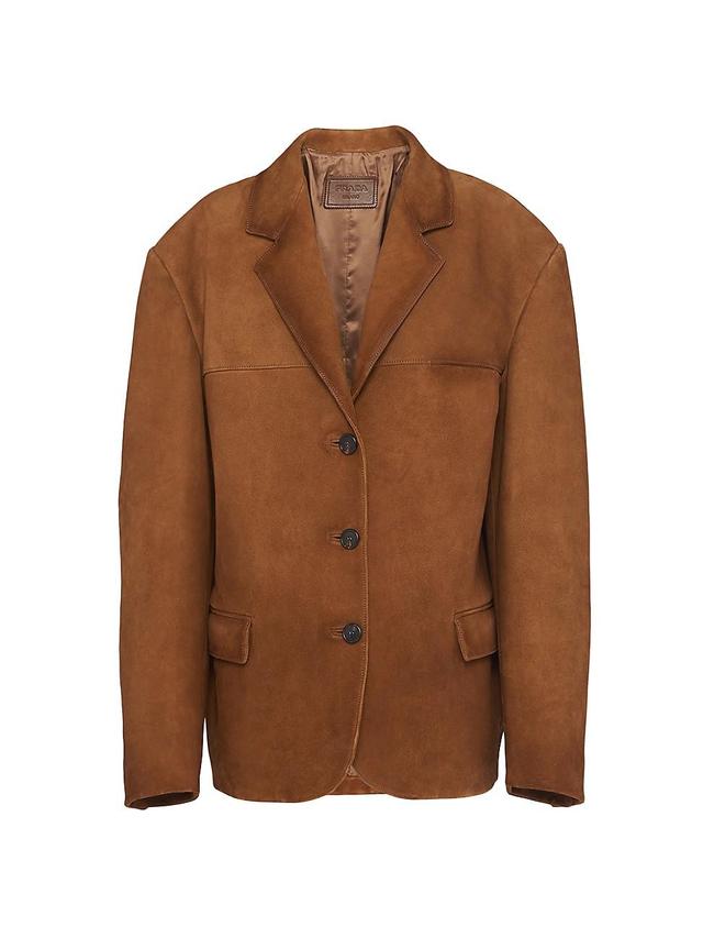 Womens Suede Jacket Product Image