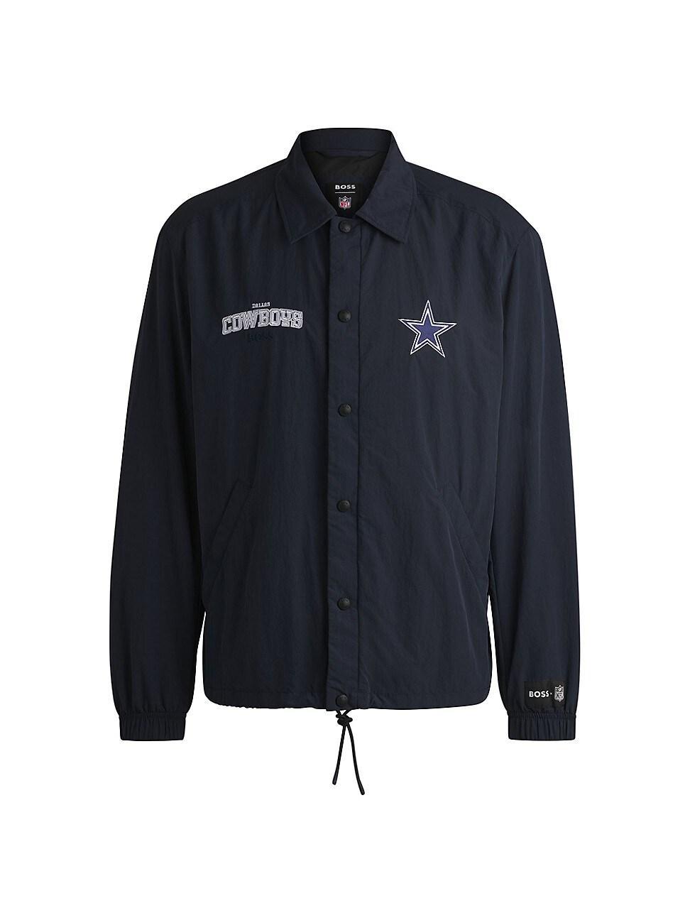 Mens BOSS x NFL Water-Repellent Jacket with Embroidered Branding Product Image