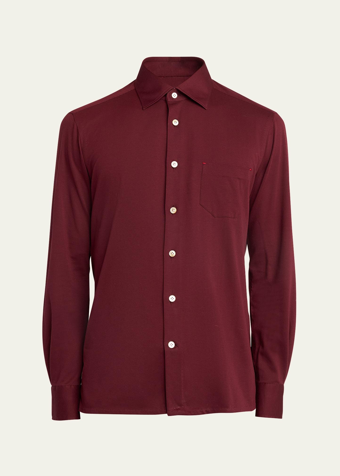 Mens Nerano Cotton-Stretch Sport Shirt Product Image