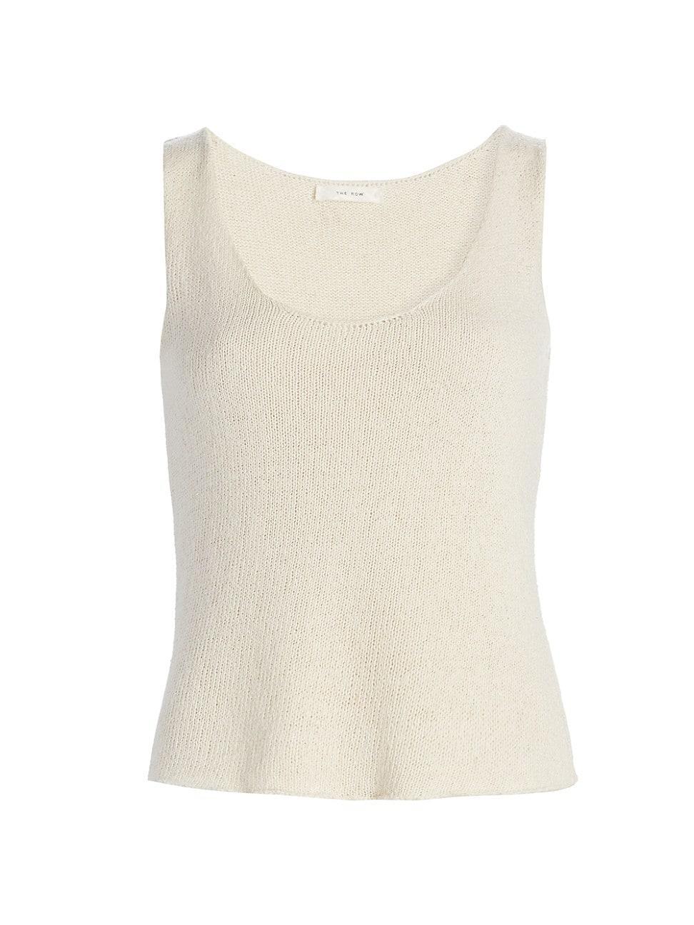 Womens Favana Silk Knit Tank Product Image