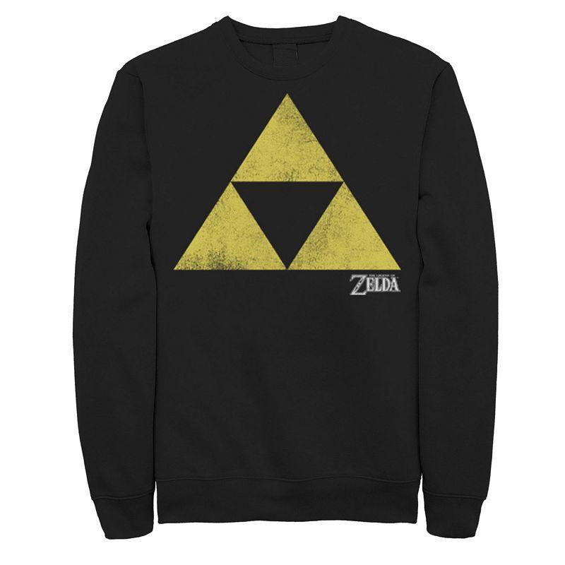 Mens Nintendo Legend of Zelda Classic Iconic Triforce Sweatshirt Product Image