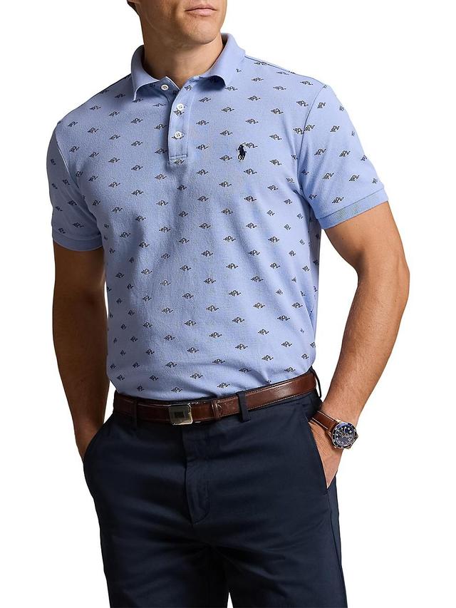 Mens Oxford Mesh Polo Shirt Product Image