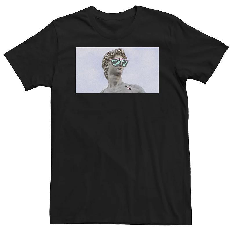 Big & Tall David Glasses Graphic Tee, Mens Product Image