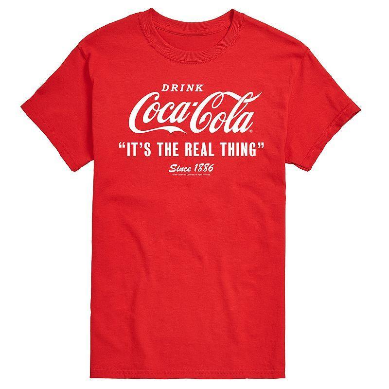 Mens Coca-Cola its the Real Thing Graphic Tee Product Image