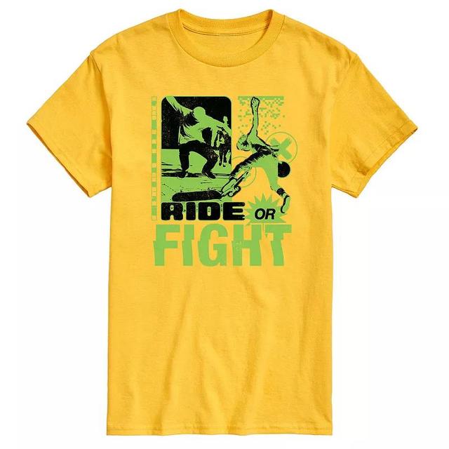 Mens Ride Or Fight Skateboarding Graphic Tee Product Image