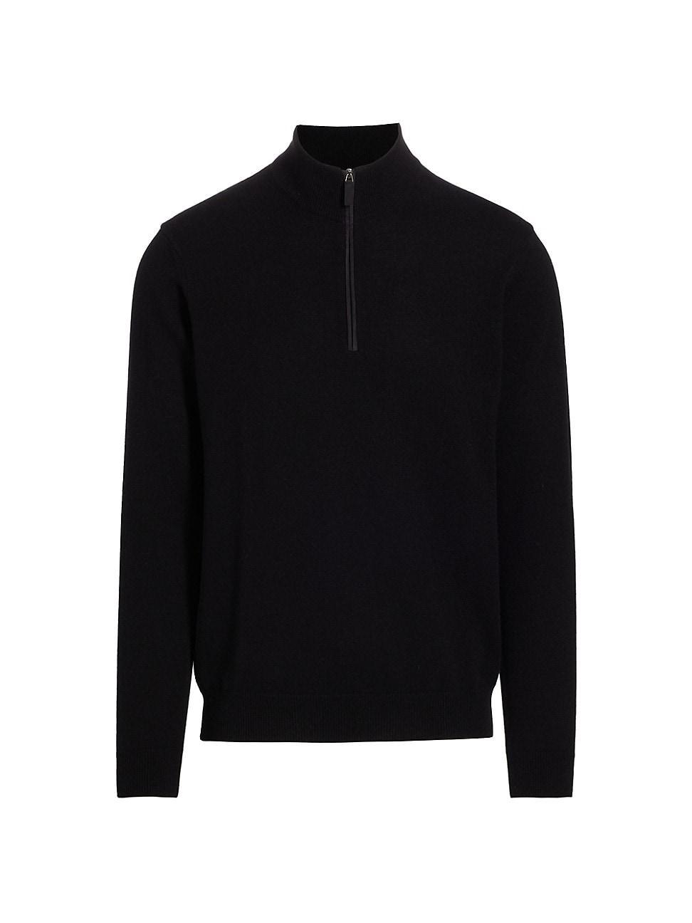 Mens COLLECTION Cashmere Quarter-Zip Sweater Product Image