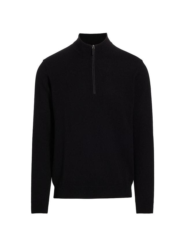 Mens COLLECTION Cashmere Quarter-Zip Sweater Product Image