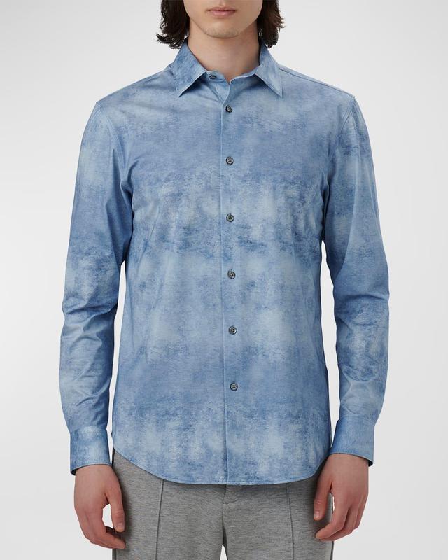 Mens OoohCotton Tech Two-Tone Sport Shirt Product Image