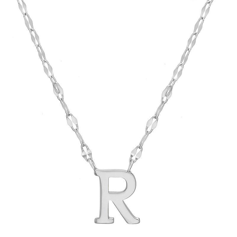 Paige Harper Initial Necklace, Womens R Sterling Product Image