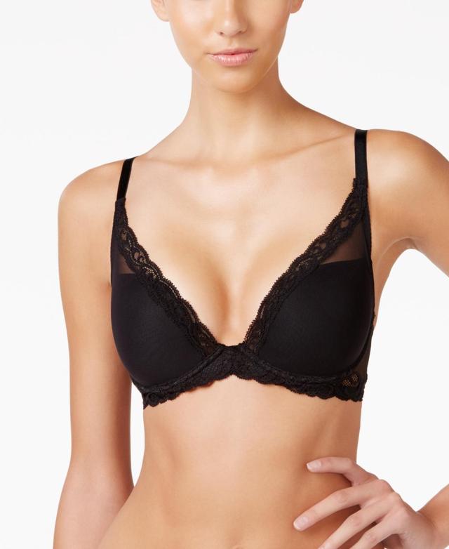 Natori Feathers Contour Plunge Bra 730023 (Ash ) Women's Bra Product Image