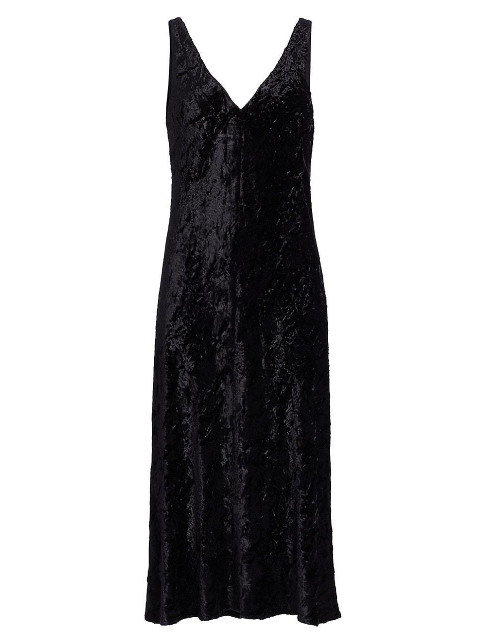 Vince Textured Velvet Midi Dress Product Image