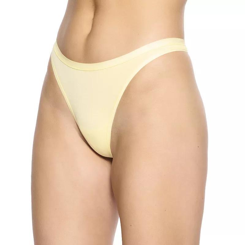 Womens Jezebel Cotton Thong 530121 Yellow Daf Product Image