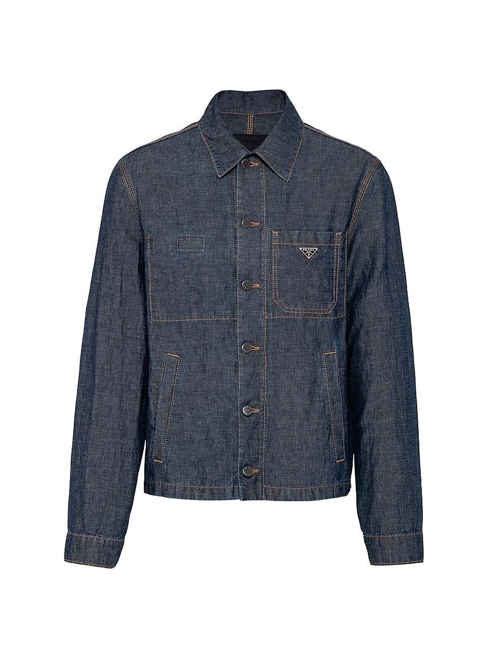 Mens Chambray Blouson Jacket Product Image