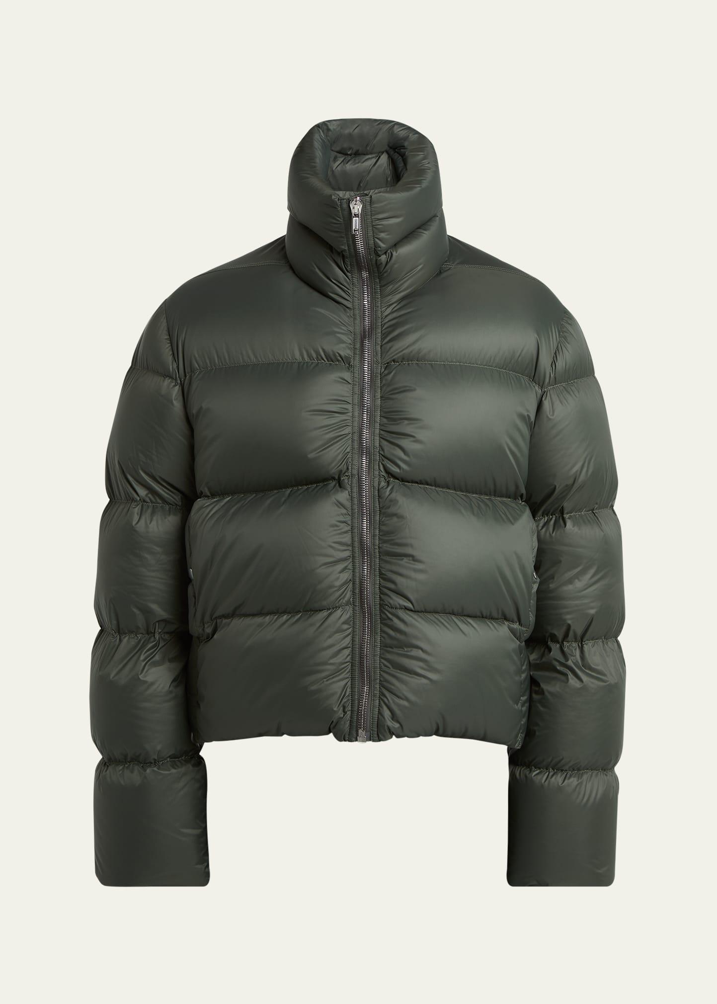 Mens Matte Nylon Puffer Coat Product Image