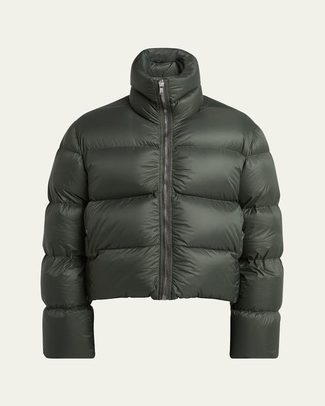 Mens Matte Nylon Puffer Coat Product Image