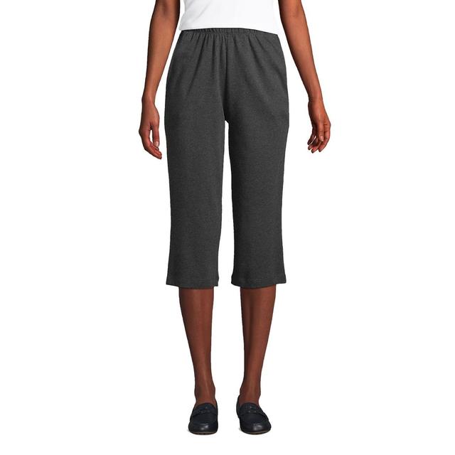 Womens Lands End Sport High Waist Pull-On Capri Pants Product Image