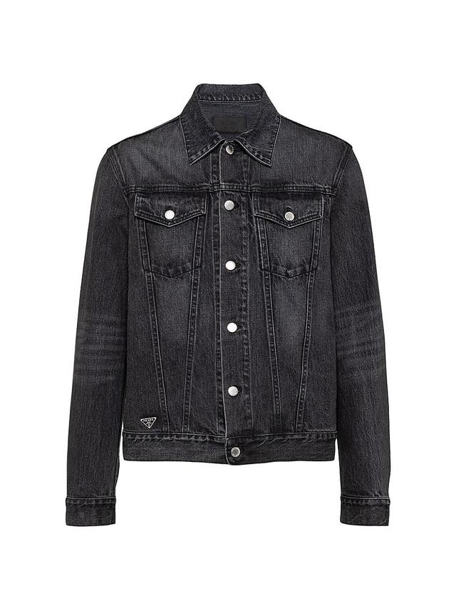 Mens Denim Blouson Jacket Product Image