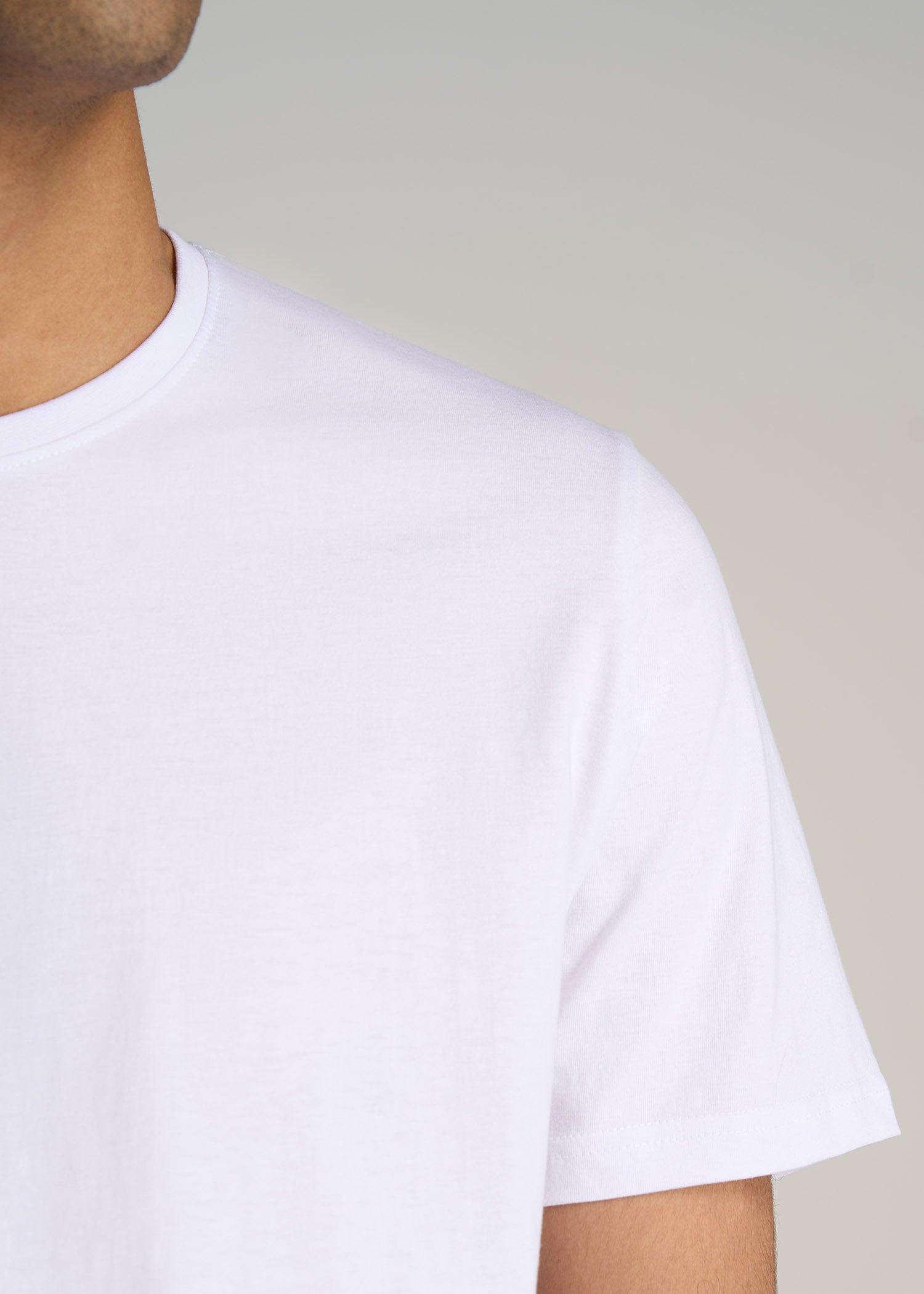 The Everyday REGULAR-FIT Crewneck Tall Men's T-Shirt in White Male Product Image