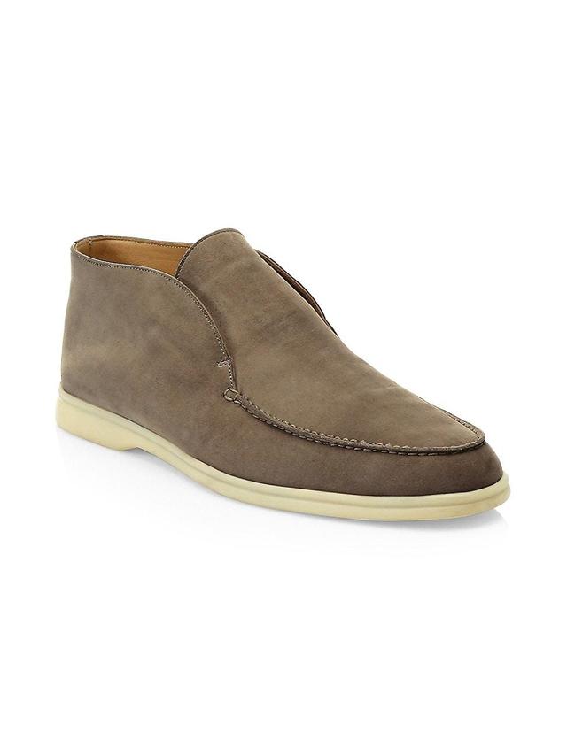 Mens Polacchino Suede Slip-On Chukka Boots Product Image