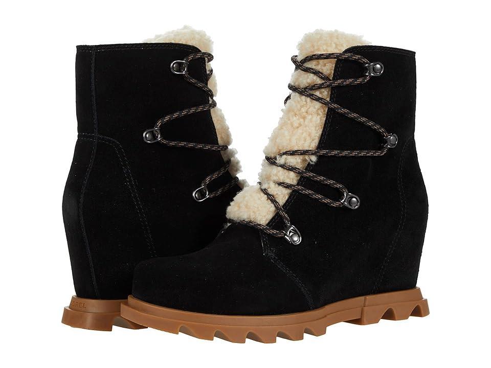 SOREL Joan of Arctic Wedge III Lace Cozy Sea Salt) Women's Shoes Product Image